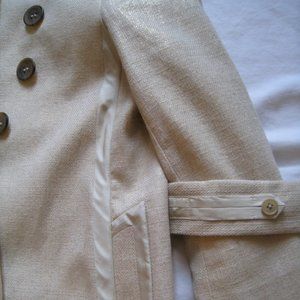 SOLD! | 3.1 Phillip Lim Cream/Gold Spring Coat